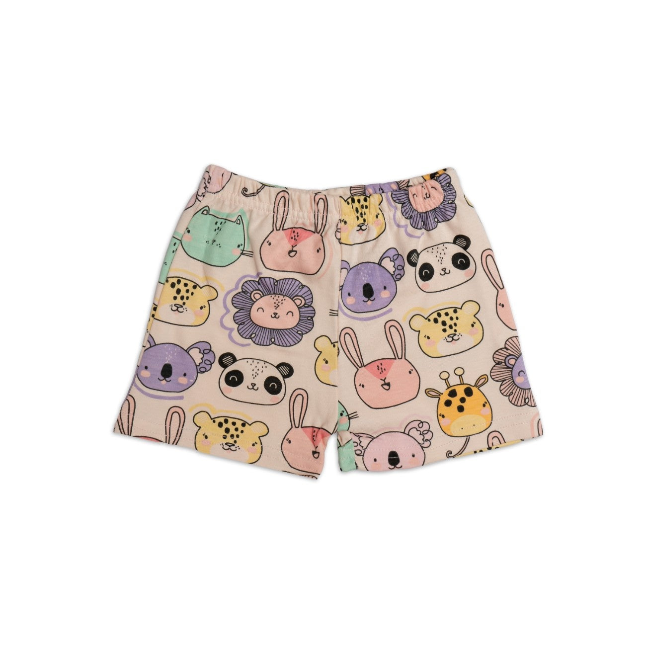 Animals Face Printed Baby Co-ord Set