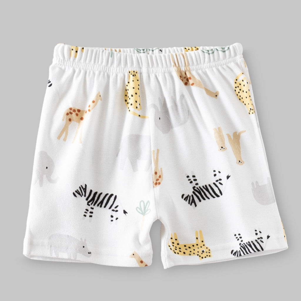 Jungle Crew White Kids Co-Ord Set