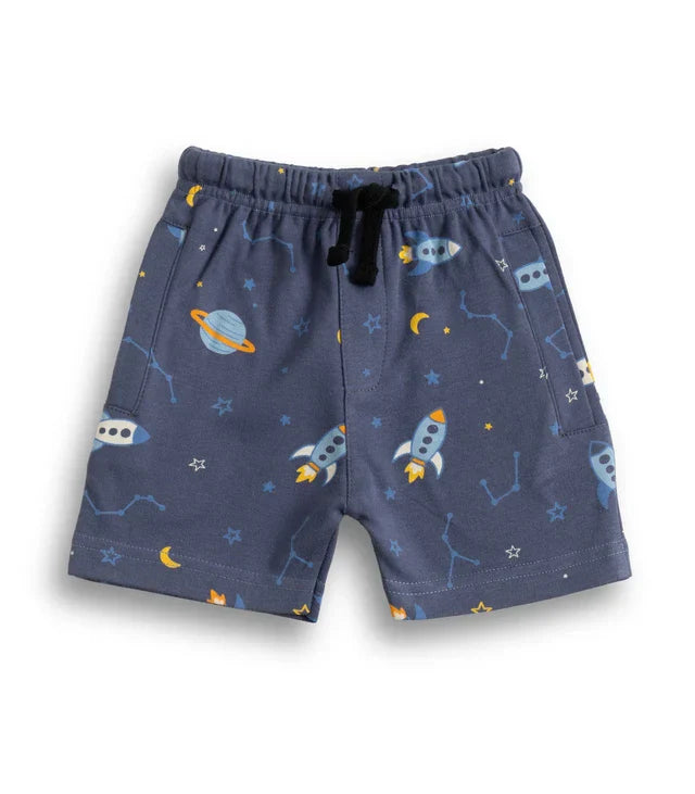 Astro Printed Blue Kids Co-Ord Set