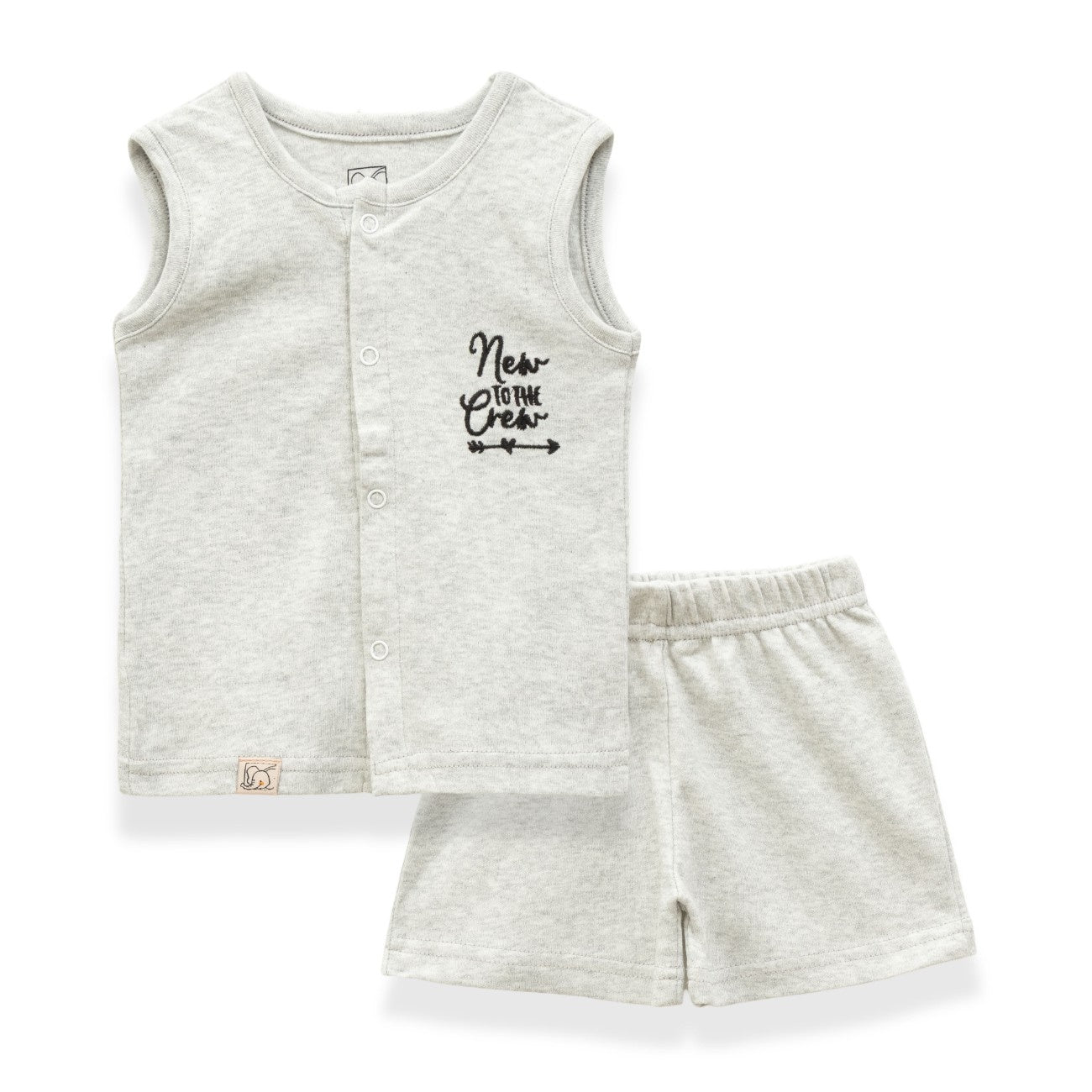 New Crew Embroidered Baby Clothing Set