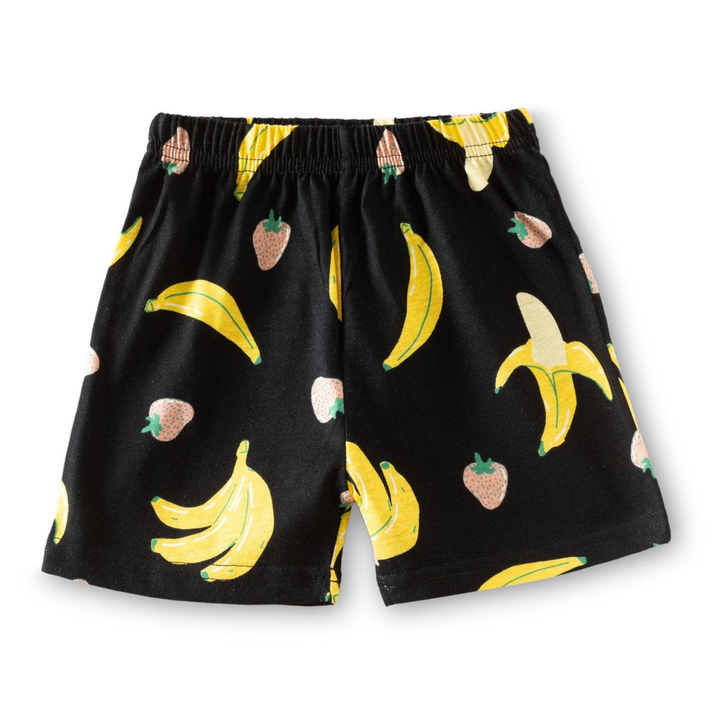 Banana Printed Black Kids Co-Ord Set