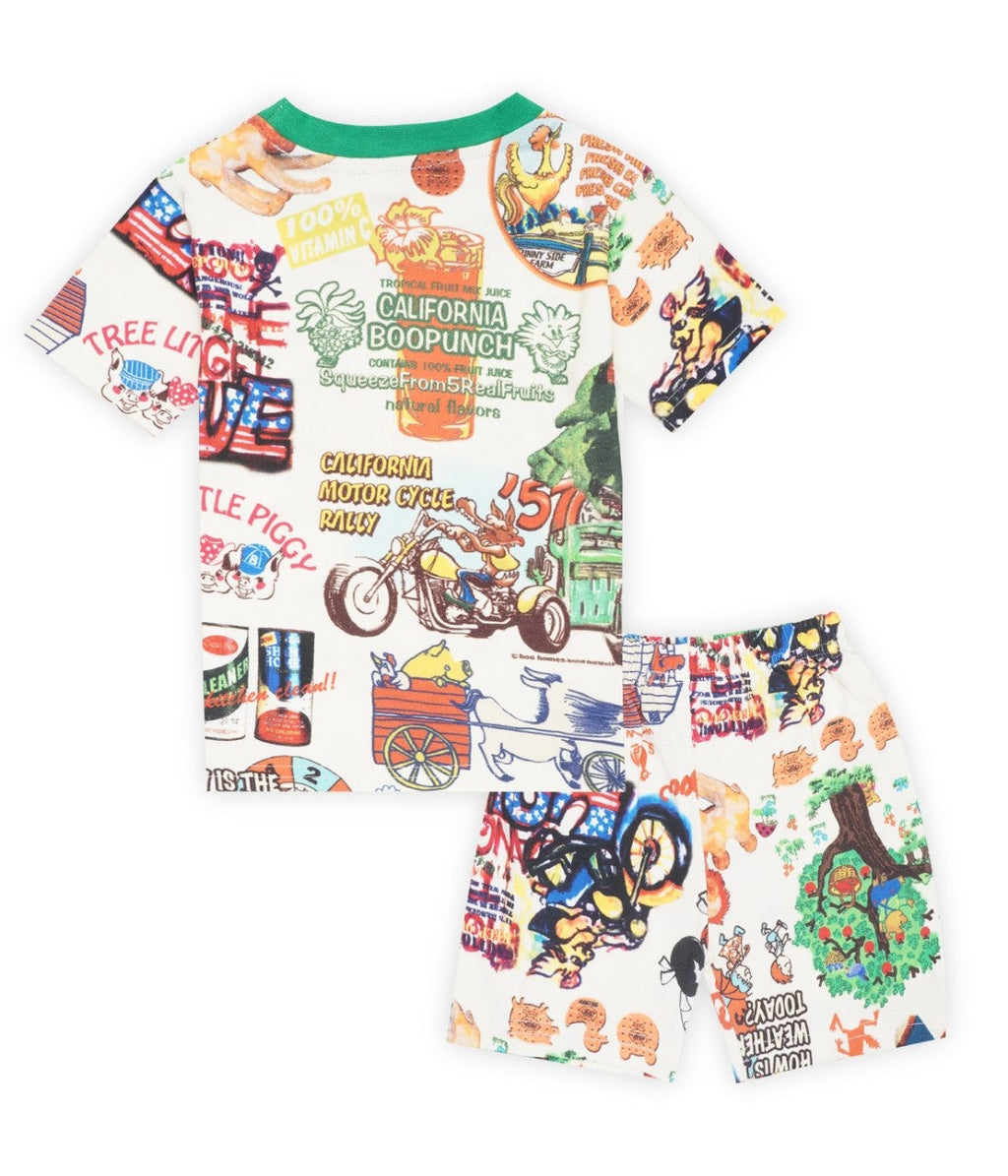 Boo Homes Printed Kids Co-Ord Set