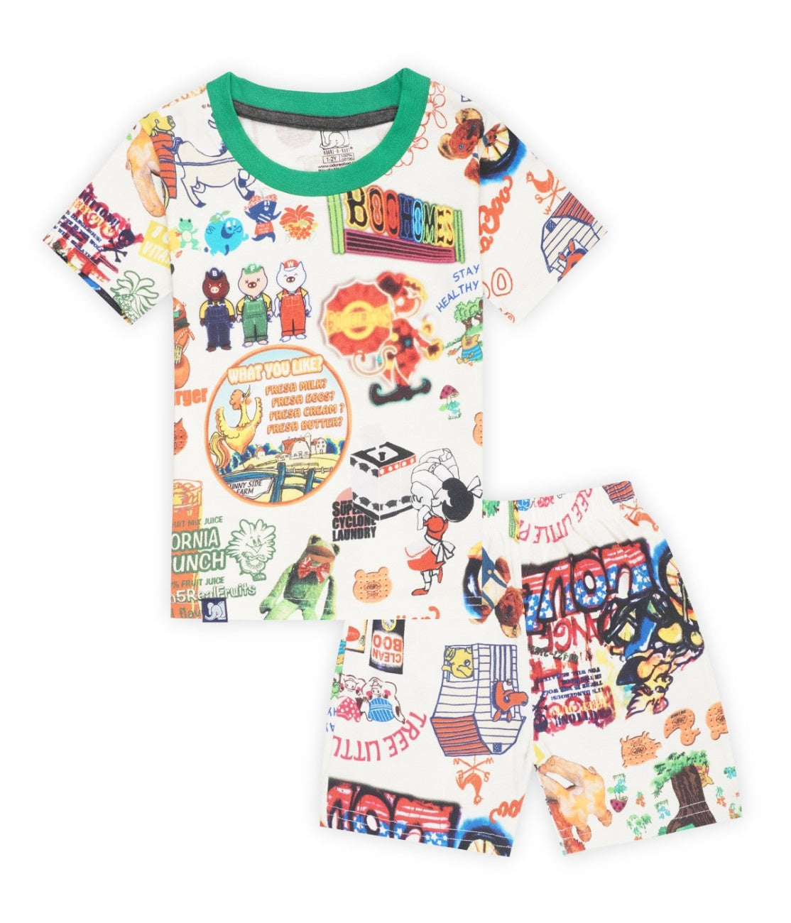 Boo Homes Printed Kids Co-Ord Set
