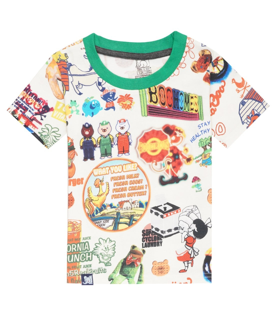 Boo Homes Printed Kids Co-Ord Set
