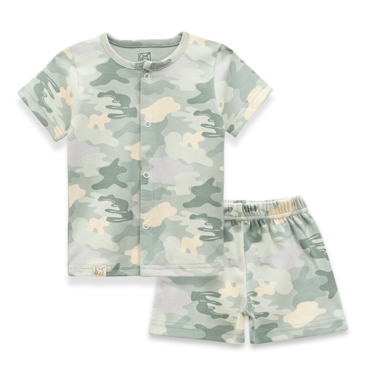 Camouflage Printed Baby Clothing Set