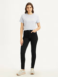 Women's Black Mile High Skinny Fit High Rise Jeans