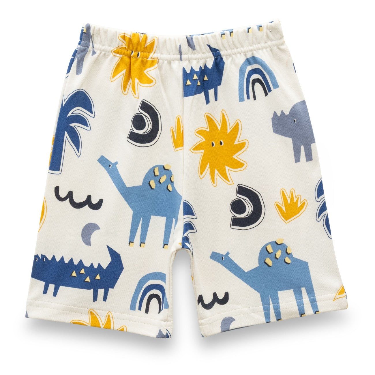 Camel Printed White Kids Clothing Set