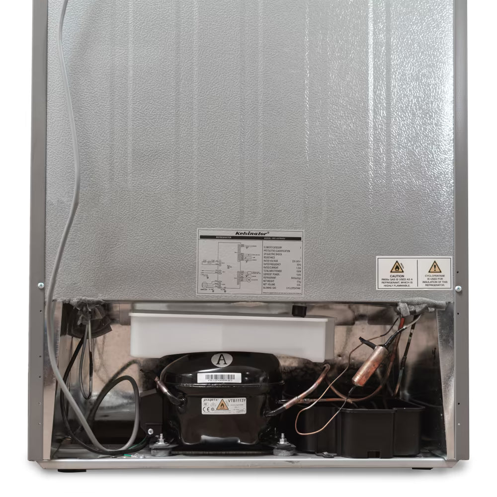 Kelvinator 350 litres 2 Star Double Door Refrigerators, Hairline Silver KRF-A370HSV(Used condition)