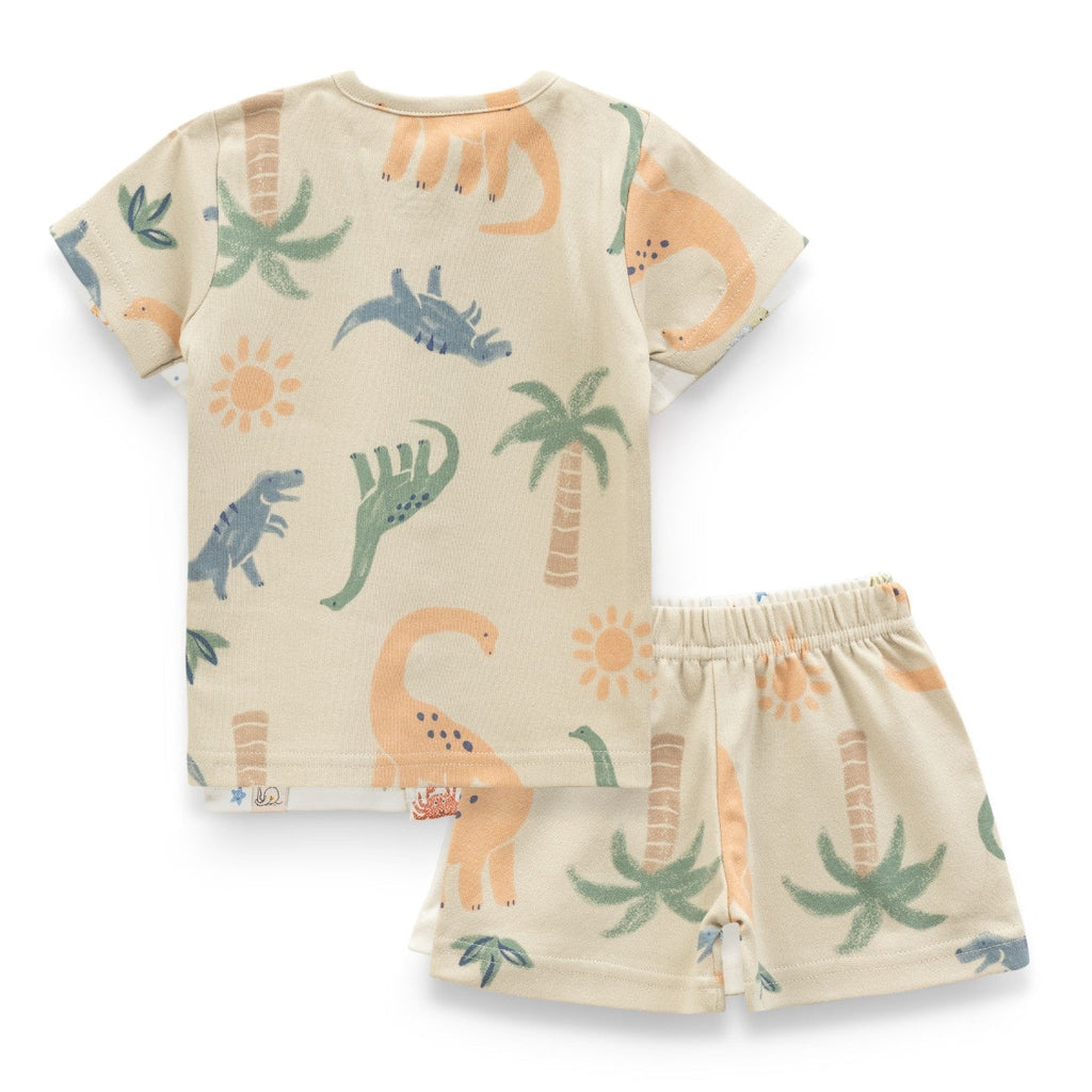 Dino Family Printed Baby Clothing Set