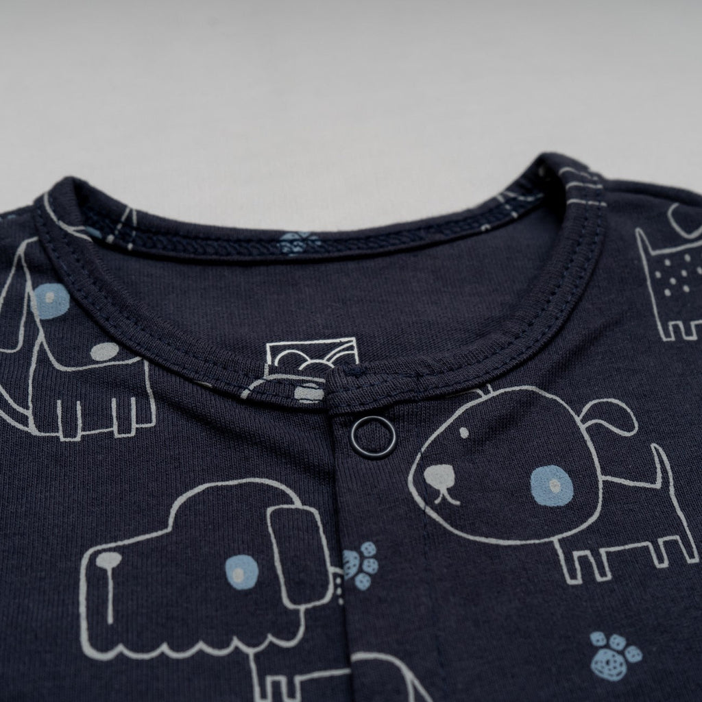 Cute Dog Printed Baby Co-ord Set