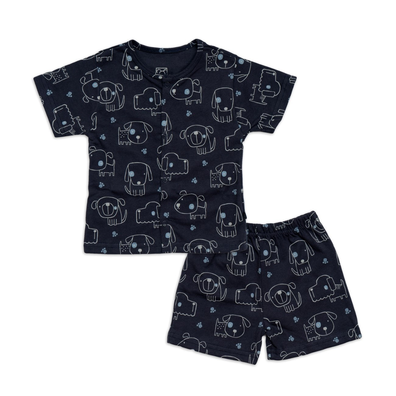 Cute Dog Printed Baby Co-ord Set
