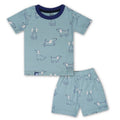 Dogs Printed Green Kids Co-Ord Set