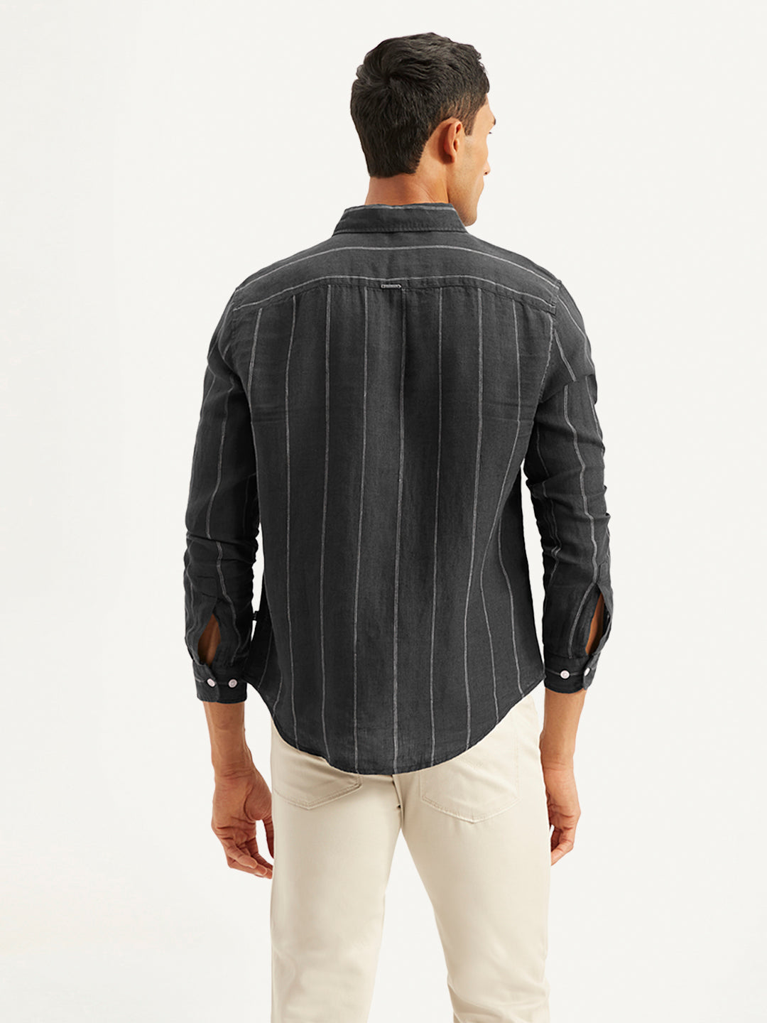 Men's Redloop Striped Slim Fit Shirt
