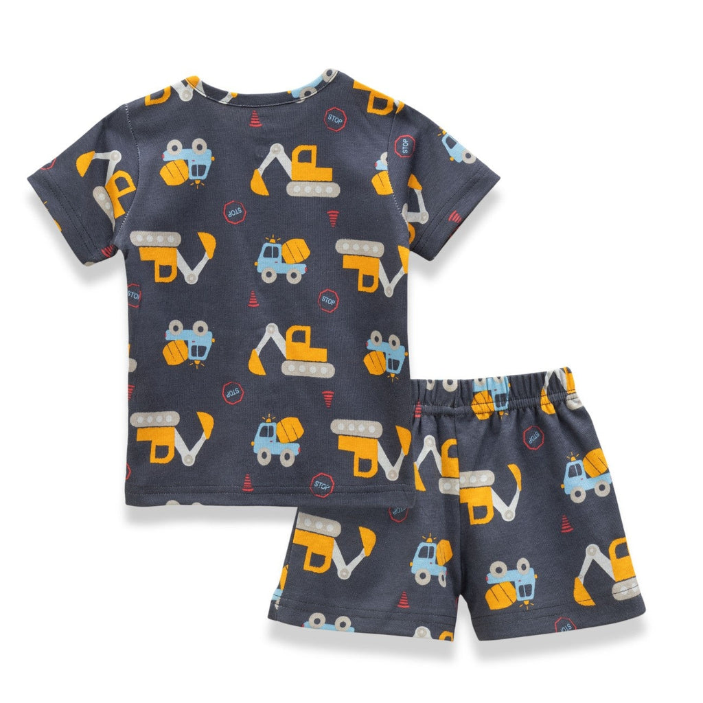 Dozer Printed Baby Clothing Set