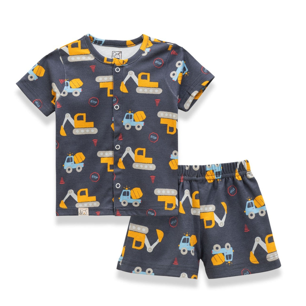 Dozer Printed Baby Clothing Set
