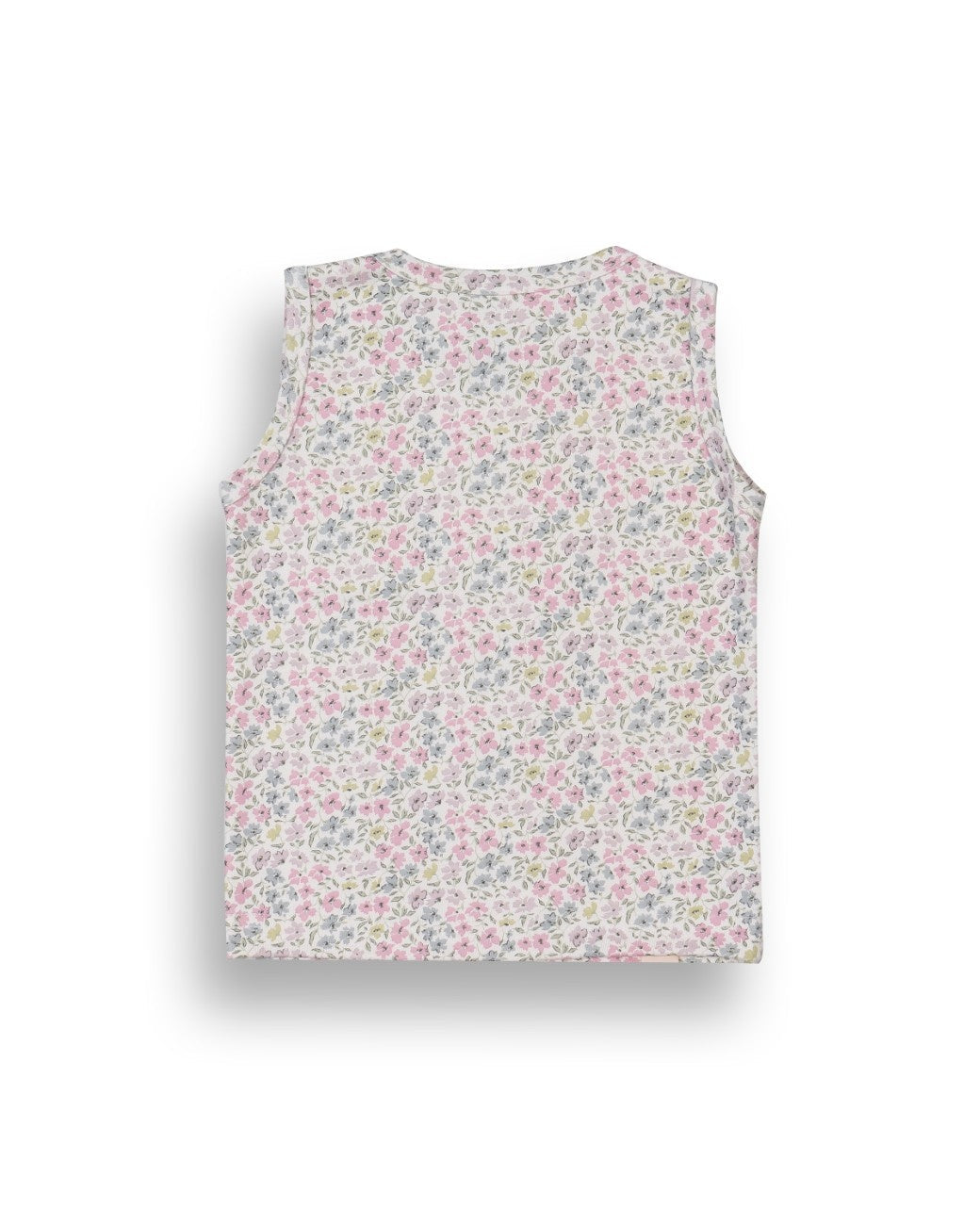 Tiny Floral Printed Pink Kids Clothing Set