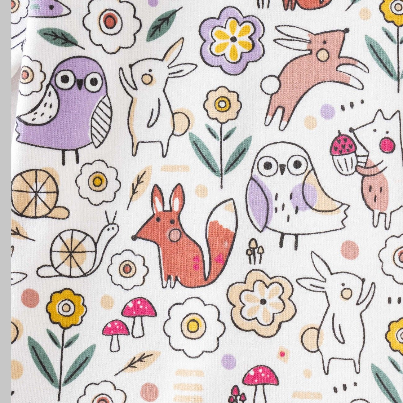 Garden Animals Printed Kids Co-Ord Set