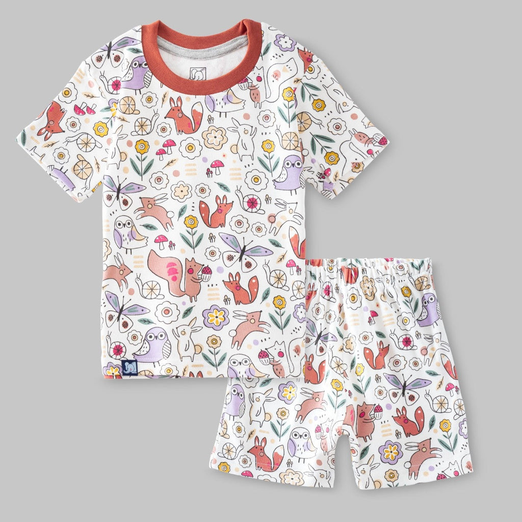 Garden Animals Printed Kids Co-Ord Set