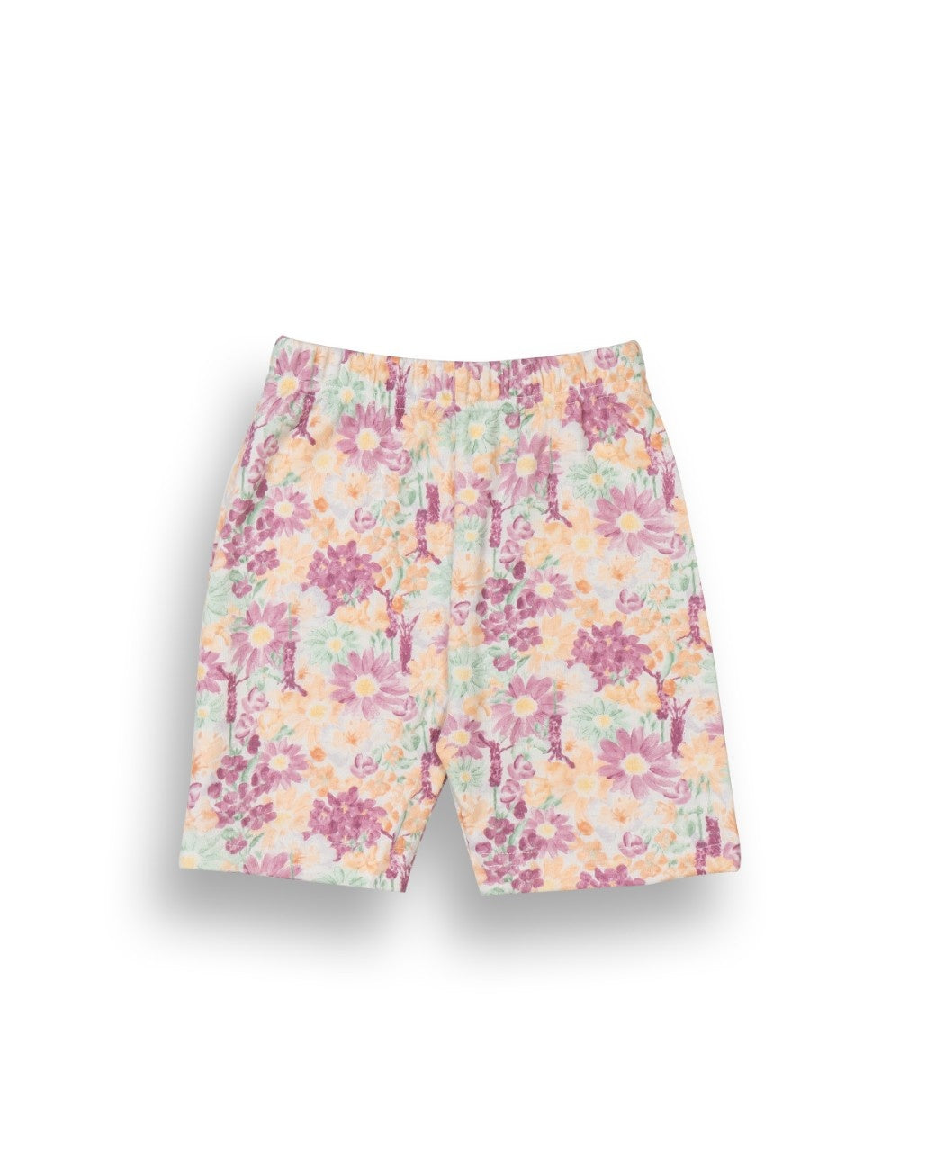 Flowers Printed Pink Kids Clothing Set