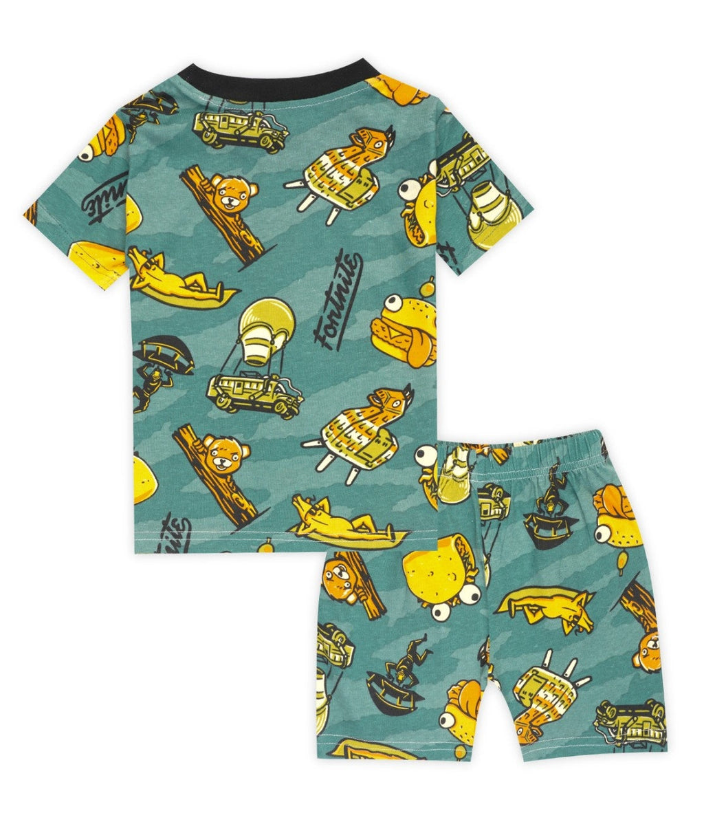 Fortnite Printed Green Kids Co-Ord Set