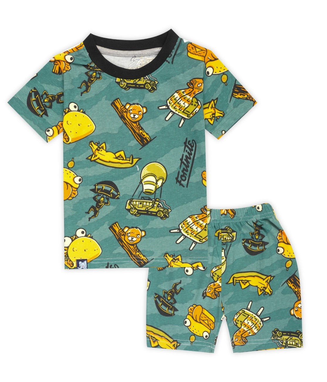 Fortnite Printed Green Kids Co-Ord Set