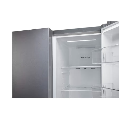 LG 650 Litres 3 Star Side-by-Side Convertible Refrigerator (GL-B257JDS3, Dazzle Steel)
