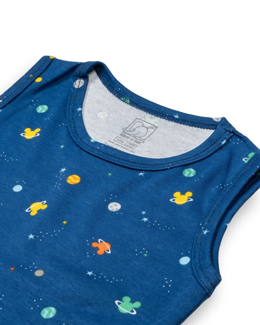 Galaxy Printed Blue Kids Clothing Set