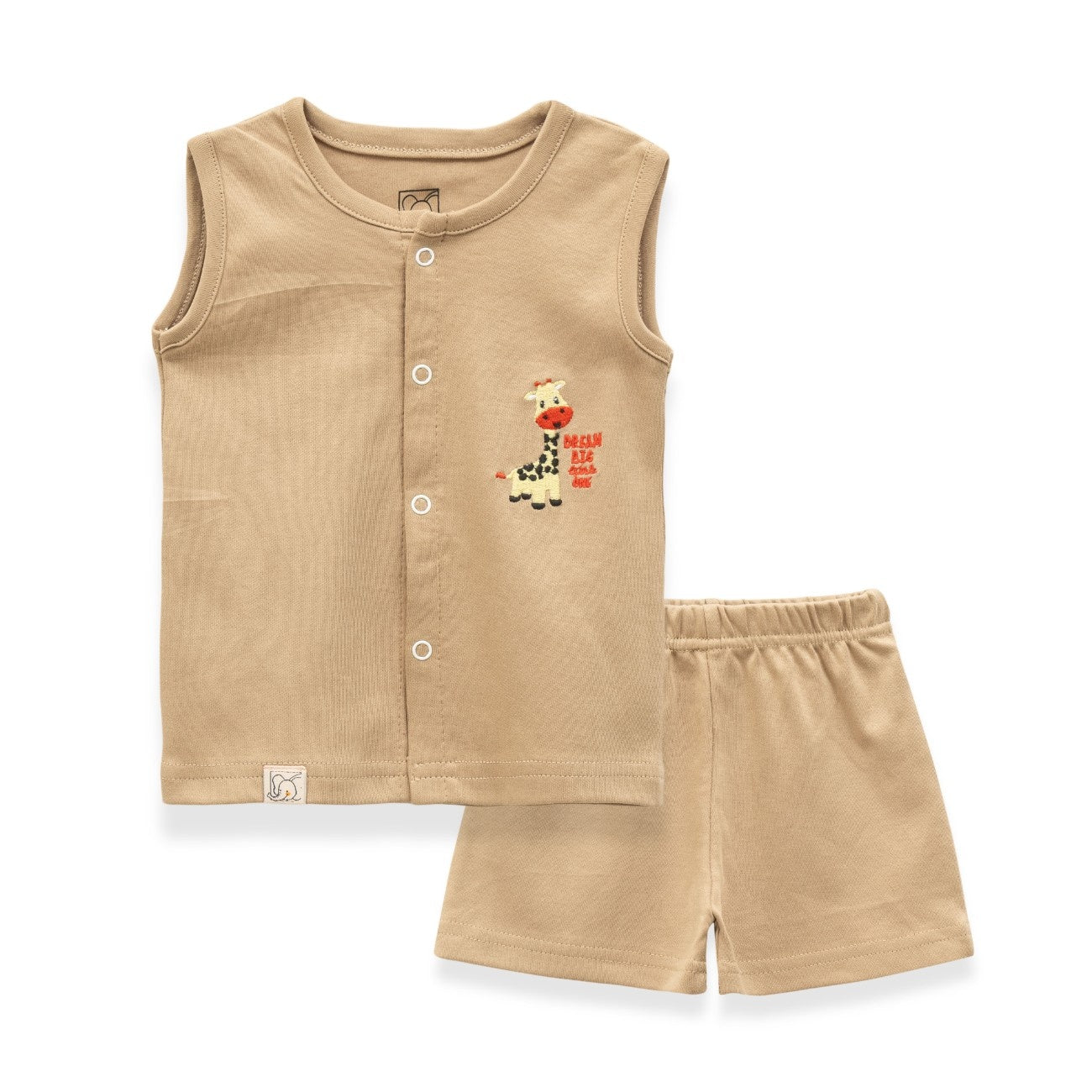 Giraffe Embroidered Baby Clothing Set