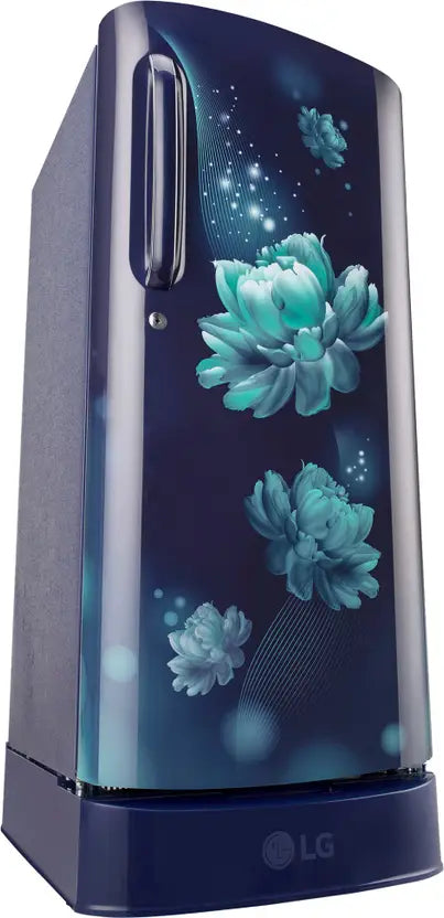 LG 185 L Direct Cool Single Door 3 Star Refrigerator (Blue Charm, GL-D201ABCD)