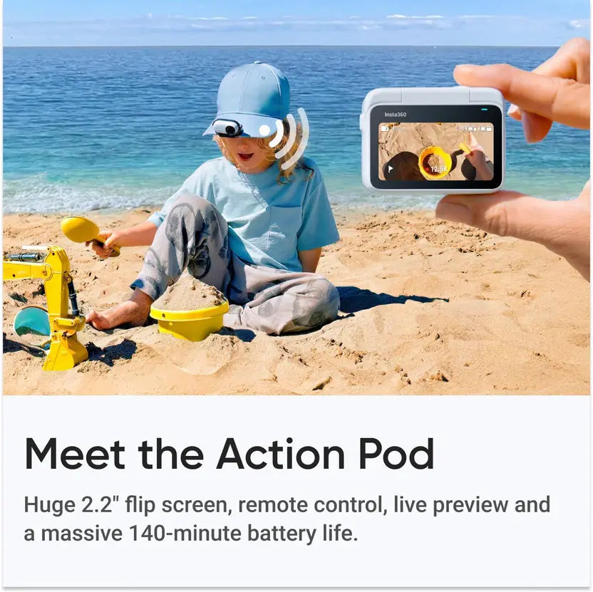 Insta360 GO 3S (128GB) White Sports and Action Camera  (White, 9 MP)