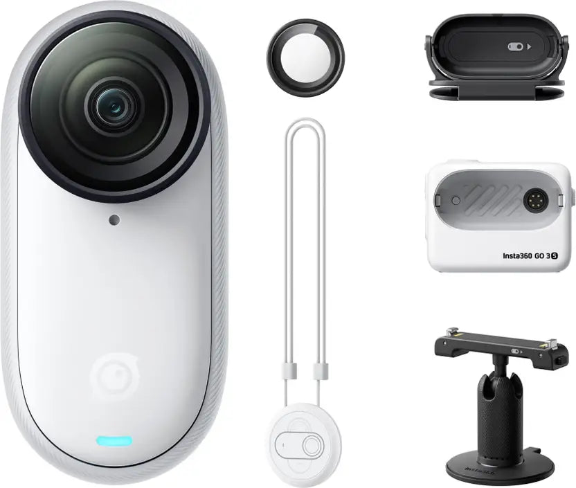 Insta360 GO 3S (128GB) White Sports and Action Camera  (White, 9 MP)
