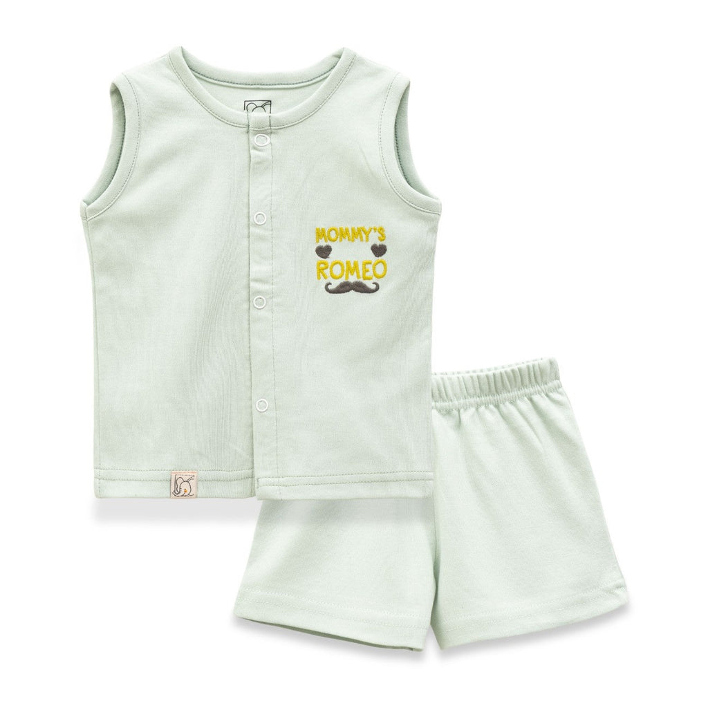 Mommys Romeo Embroidered Baby Clothing Set