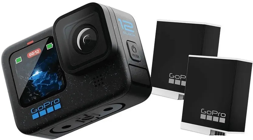 GoPro Hero12 Black Bundle Pack-Includes 2 Enduro Batteries Sports and Action Camera  (Black, 27 MP)