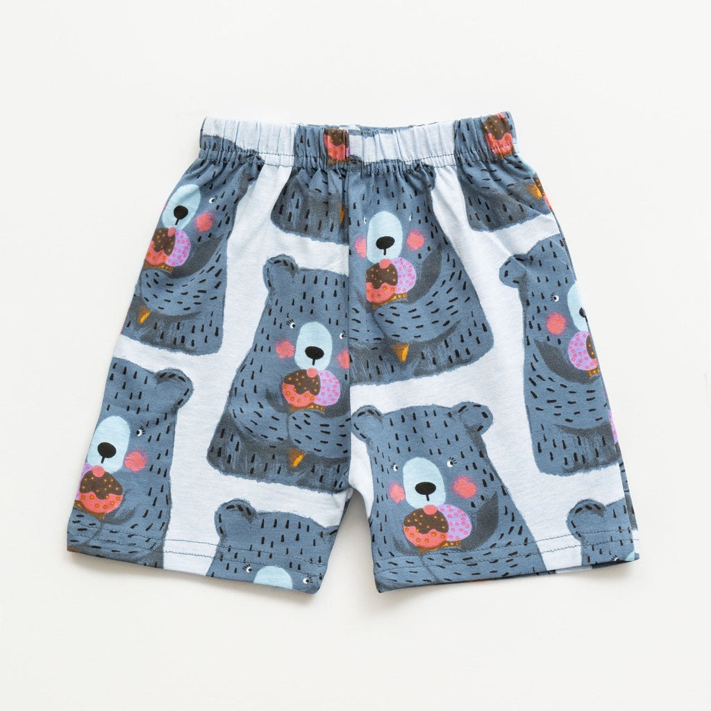 Ice Bear Printed Grey Kids Clothing Set