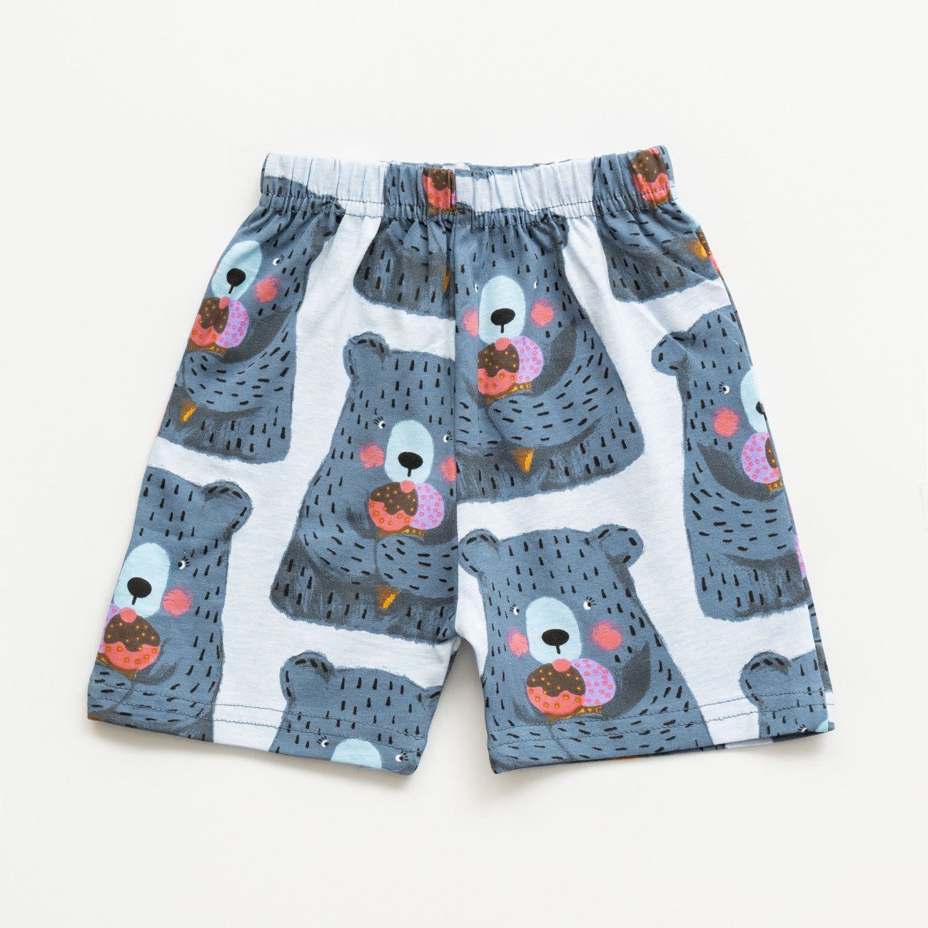 Ice Bear Printed Grey Kids Clothing Set