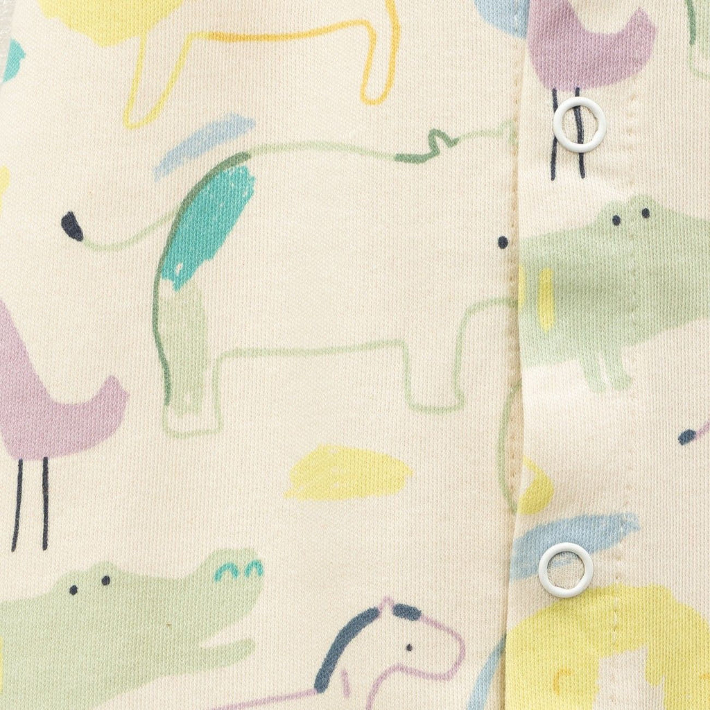Jungle Animals Printed Baby Clothing Set