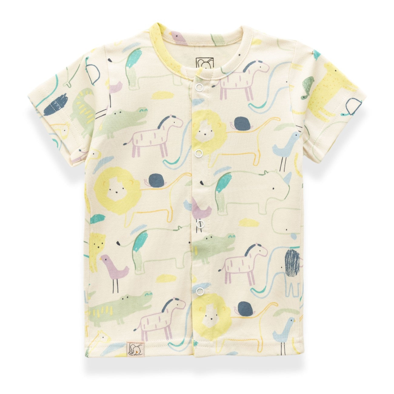 Jungle Animals Printed Baby Clothing Set