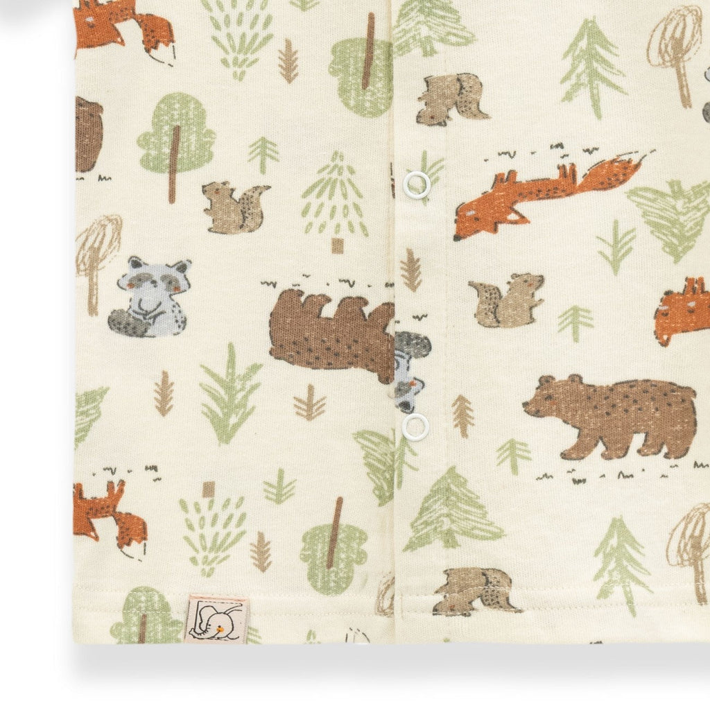 Jungle Bear Printed Baby Clothing Set