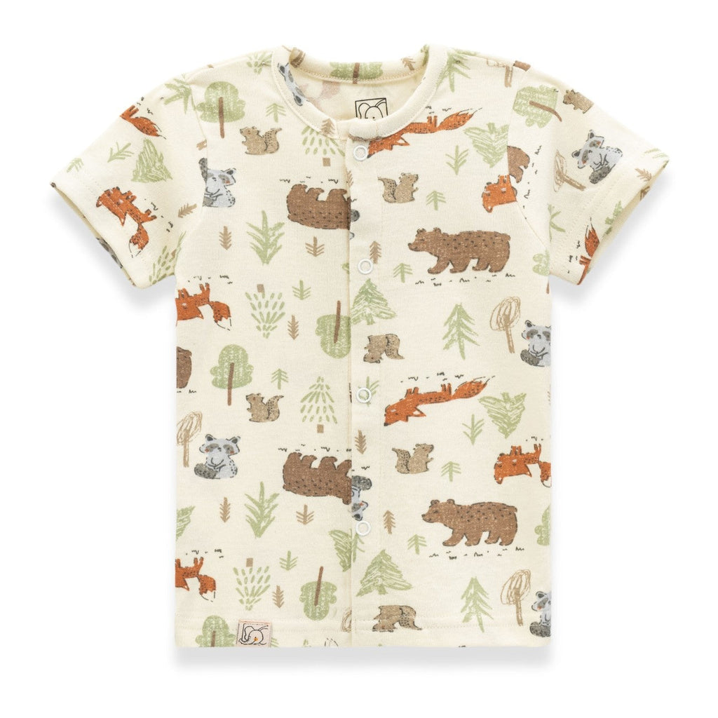 Jungle Bear Printed Baby Clothing Set