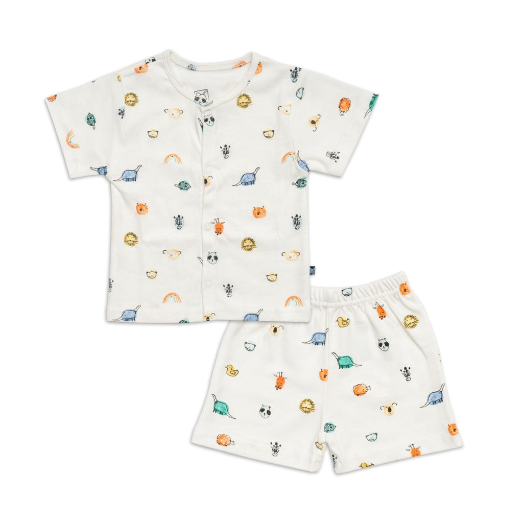 Animals Butta Printed Baby Co-ord Set