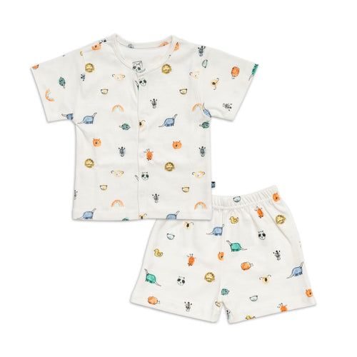 Animals Butta Printed Baby Co-ord Set