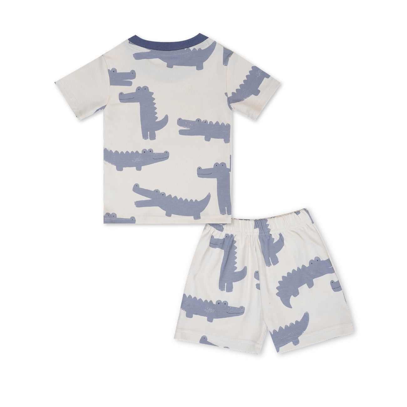 Crocs Printed White Kids Co-Ord Set