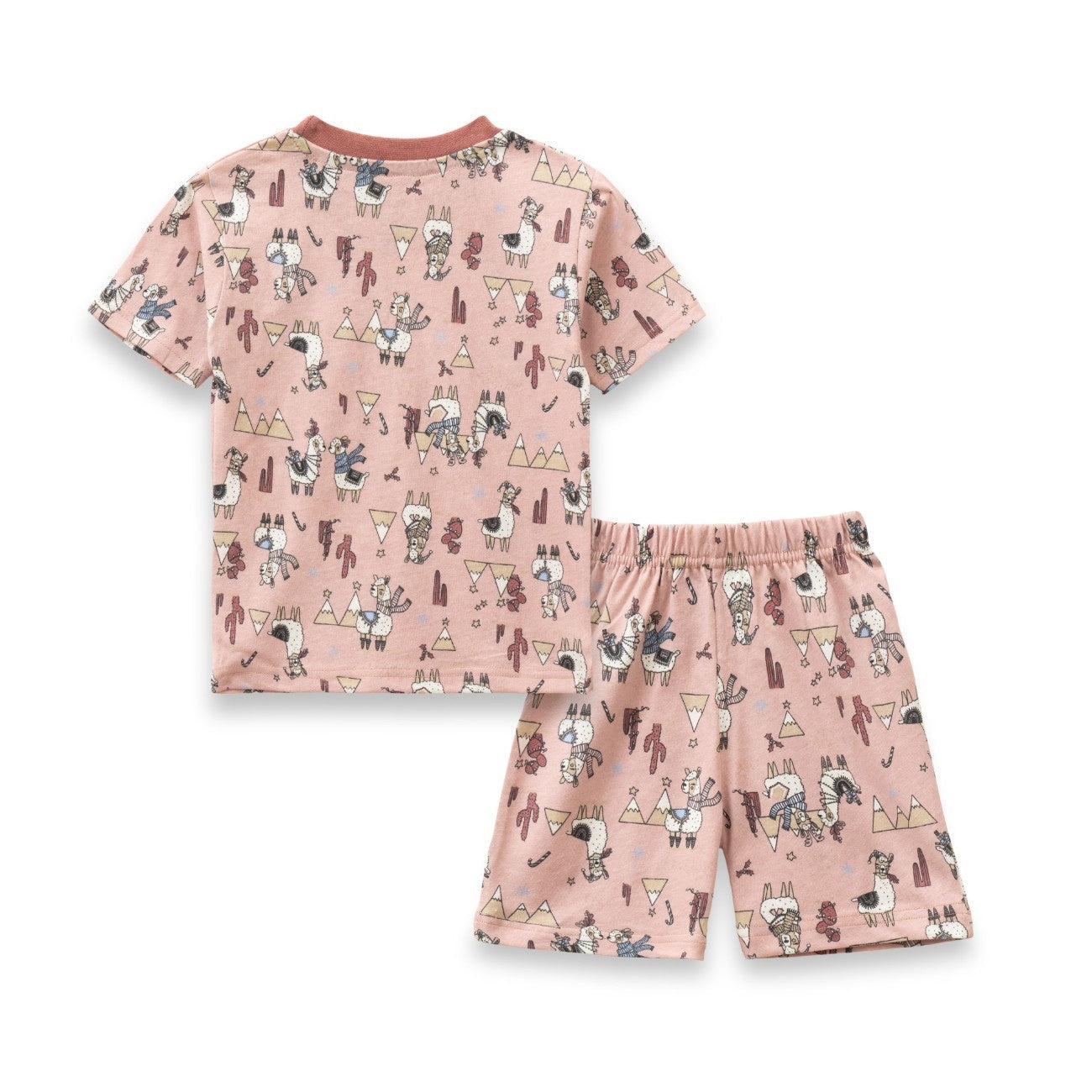 Camels Printed Peach Kids Co-Ord Set