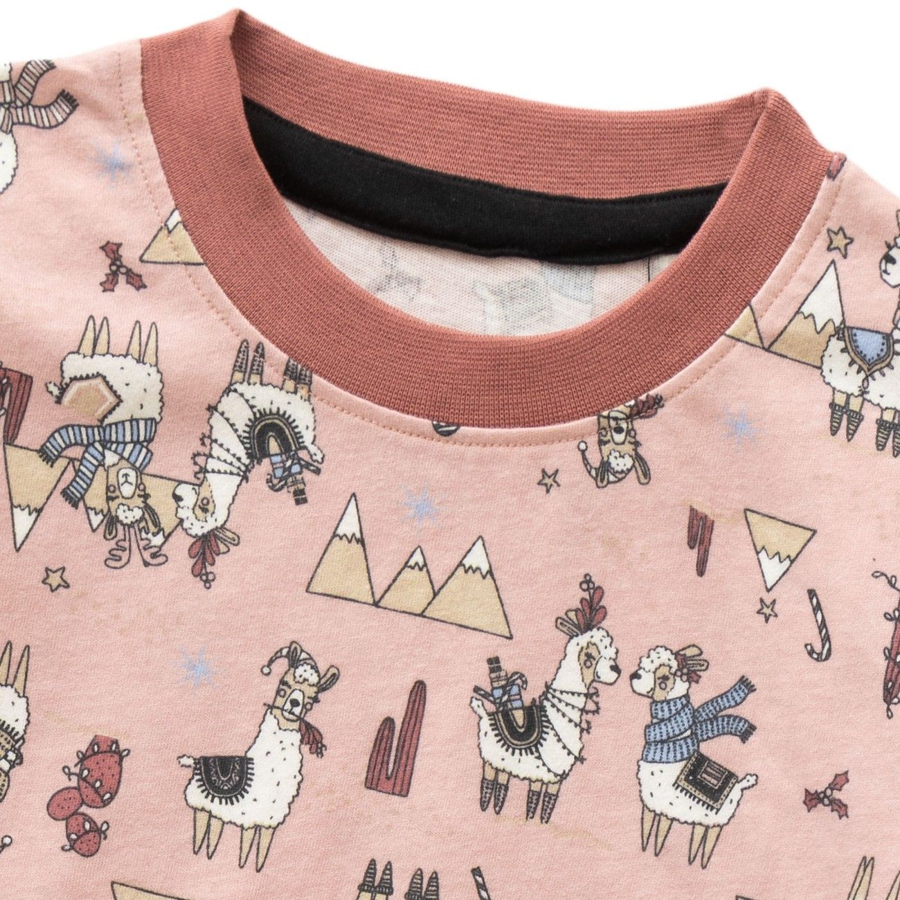 Camels Printed Peach Kids Co-Ord Set