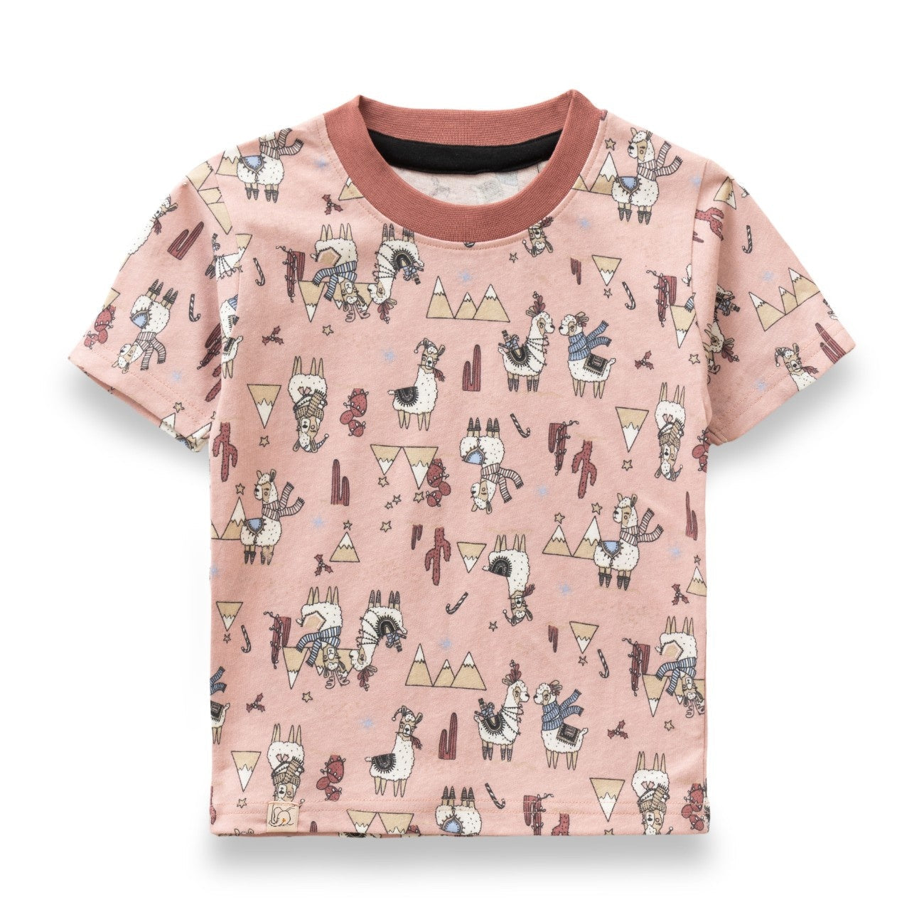 Camels Printed Peach Kids Co-Ord Set