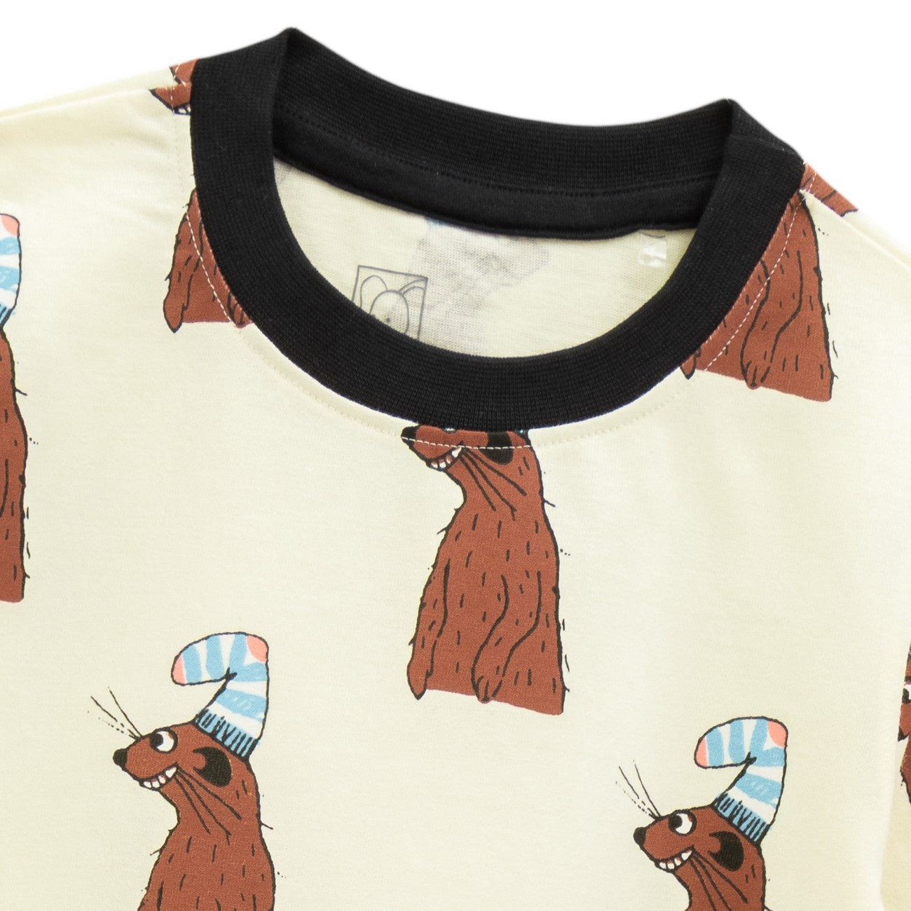 Mongoose Printed Cream Kids Co-Ord Set