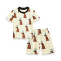 Mongoose Printed Cream Kids Co-Ord Set