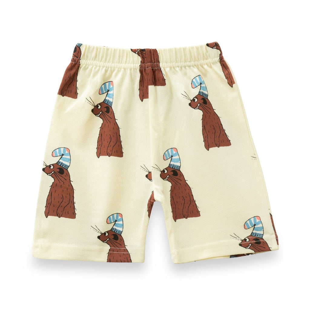 Mongoose Printed Cream Kids Co-Ord Set