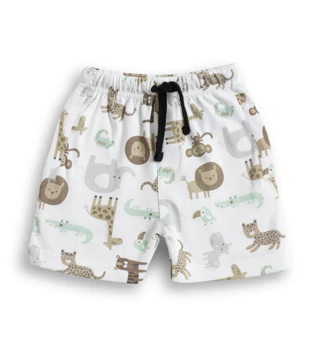 Yummy Animals Printed Brown Co-Ord Set