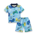 Gamer Printed Blue Kids Co-Ord Set